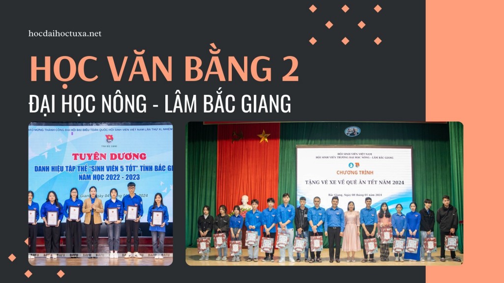 văn bằng 2 đại học nông lâm bắc giang